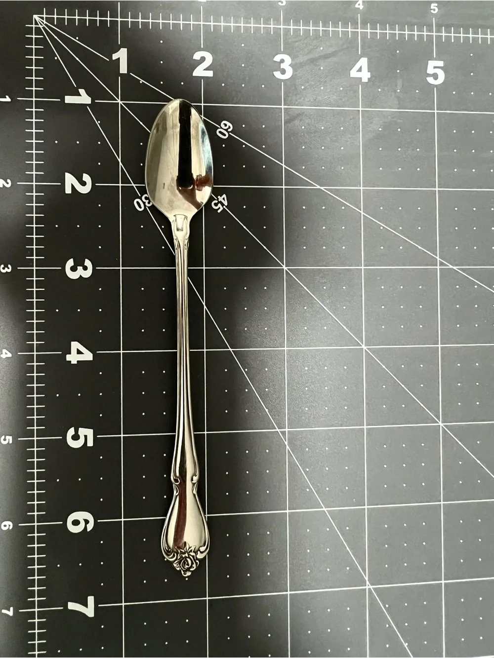 Vintage Oneida 1881 Rogers Stainless Arbor Rose True Rose Infant Spoon